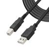 DIGITMON Premium 3 Feet Replacement USB 2.0 Printer Cable Compatible for Casio Lighted Keys LK-280 view 1