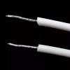 White Recessed Wired Security Window Door Contact Sensor Alarm Magnetic Reed Switch, 10PCS view 3