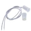White Recessed Wired Security Window Door Contact Sensor Alarm Magnetic Reed Switch, 10PCS view 4