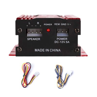 9-14V 2 Channel Mini Stereo Audio HiFi Bass Car Home Power Amplifier