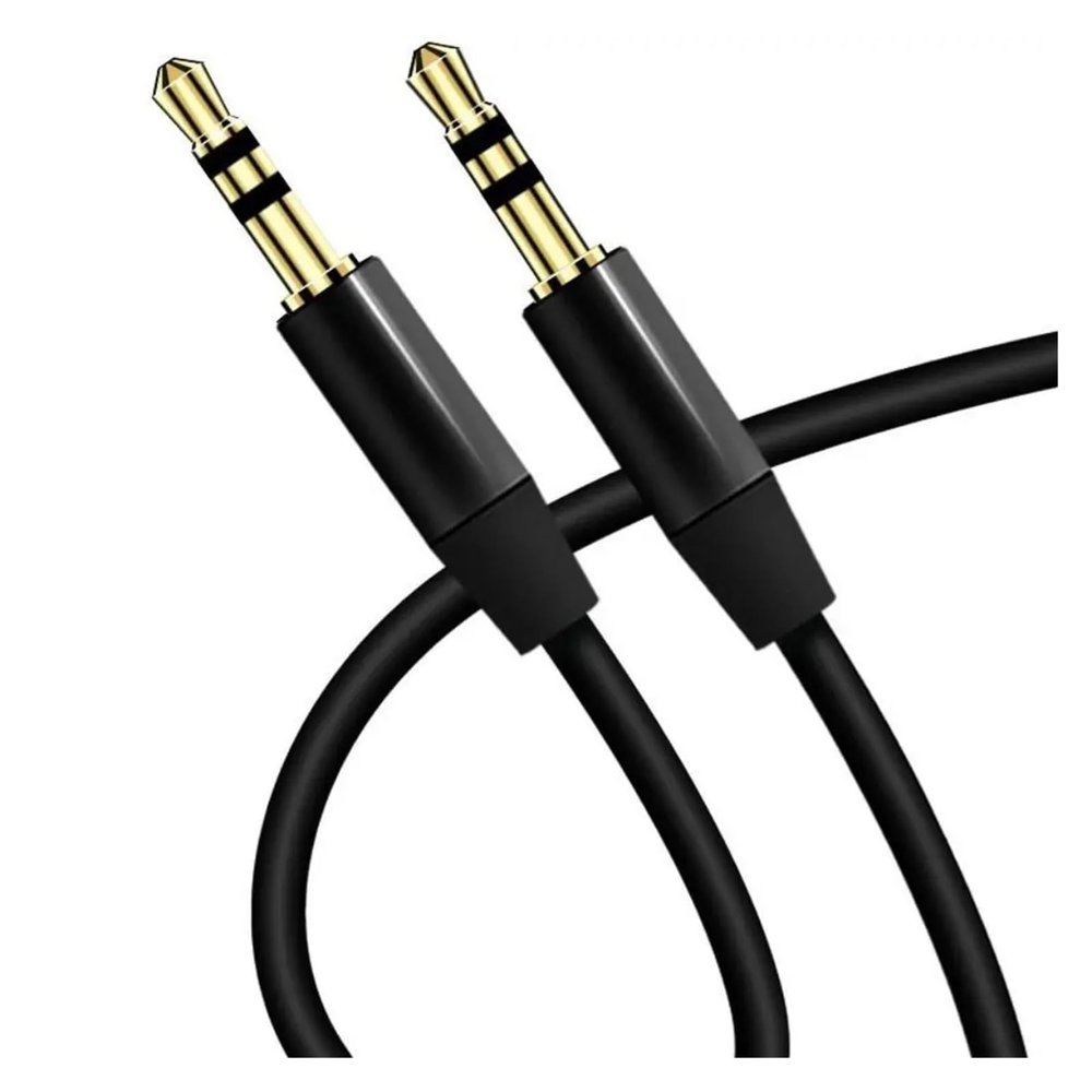 ACGTUY 3.5mm Ja-ck Audio Extension Cable Gold Plated Colorful 3.5 Mm Jacks Wire Tinned Copper AUX Cable Audio Cable Car(Black)