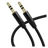 ACGTUY 3.5mm Ja-ck Audio Extension Cable Gold Plated Colorful 3.5 Mm Jacks Wire Tinned Copper AUX Cable Audio Cable Car(Black) view 1