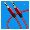 ACGTUY 3.5mm Ja-ck Audio Extension Cable Gold Plated Colorful 3.5 Mm Jacks Wire Tinned Copper AUX Cable Audio Cable Car(Black) view 4