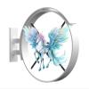 2025 Hologram Projector Advertising Display, LED Hologram Fan, Naked Eye 3D Light Box, Custom Graphics and Videos, for Business Store Signs, Bar view 1