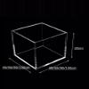 Highly Transparent Acrylic Display Box Storage Box Tray HD Water Droplet Tank, Transparent Water Tank for Shallow Water Shooting(40x40x10cm) view 2
