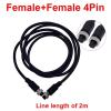 2M GX12 2/3/4/5/6Pin Male/Female Extension Cable M12 Video And Audio Connector For Camera(4Pin female female) view 2
