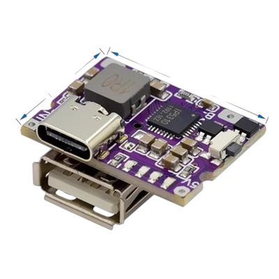 Type-C and UType-C USaB 5V 3.1A Boost Converter Step-Up Power Module IP5310 Mobile Bank Accessories with Switch Led Indicator New 2025 High for Reliable Electronic Component