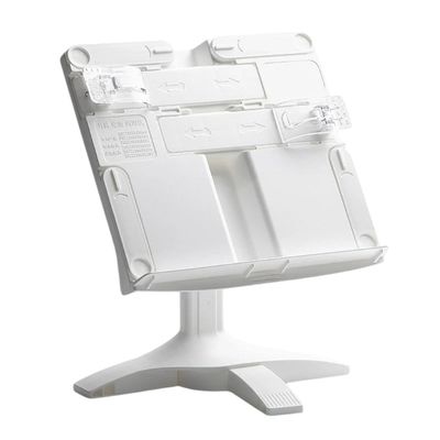 for Ivory Whitehands Book Stands Reading, Angles Height Adjustable Holder with Paper Clip Textbook Cookbooks Tablet New 2025 High Reliable Electronic Component
