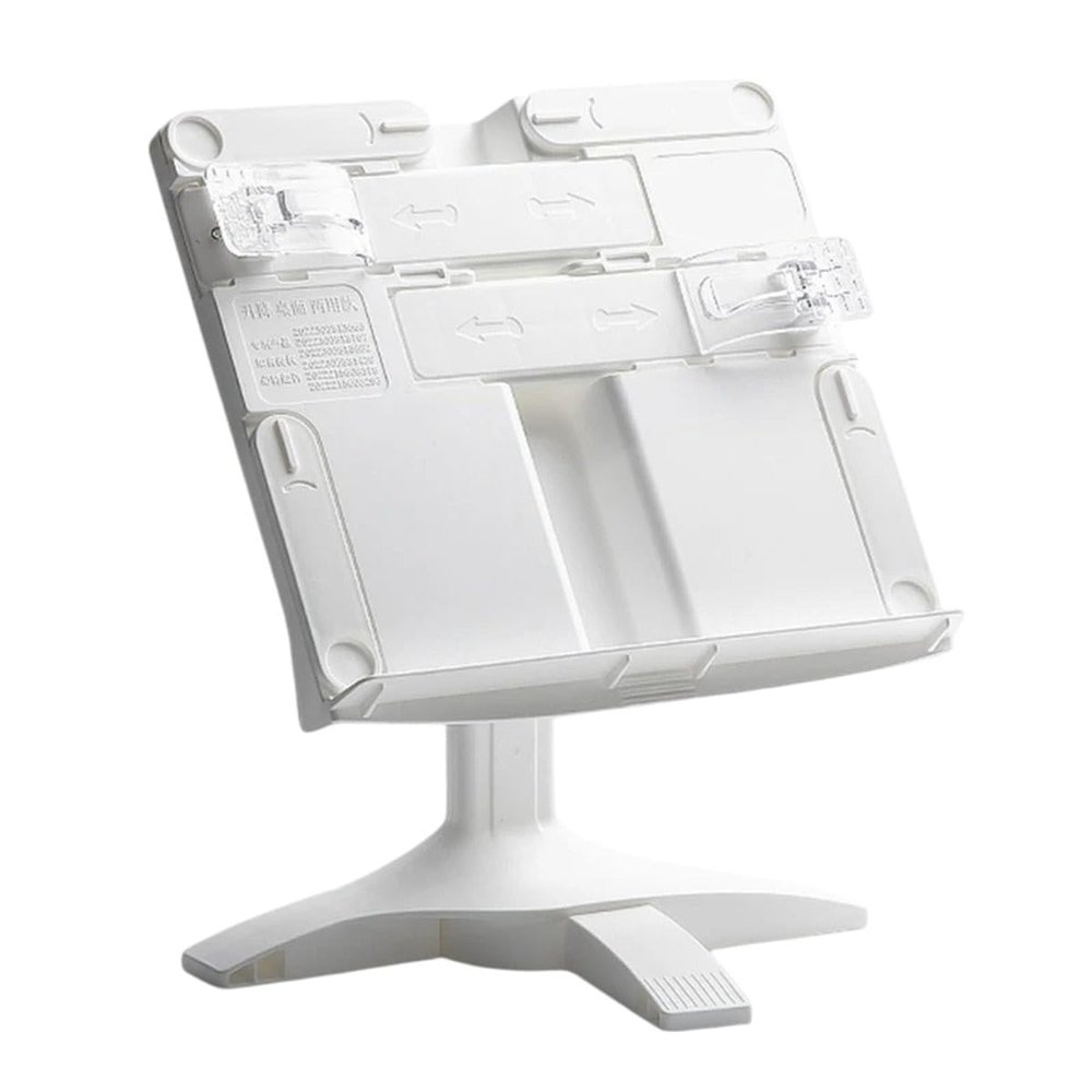 for Ivory Whitehands Book Stands Reading, Angles Height Adjustable Holder with Paper Clip Textbook Cookbooks Tablet New 2025 High Reliable Electronic Component