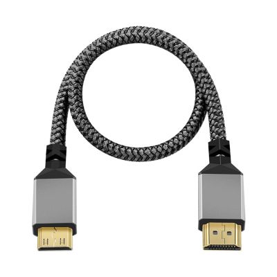 ACGTUY Nylon HDMI to HDMI Cable HDMI2.0 MINIHDMI Male A Male 4K 60HZ HD 1080P Adapter Converter 1M 2M 300cm 5M 10M Wire TV Camera(1.5M)