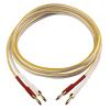 ACGTUY HiFi Silver-Plated Cable High-end 6N OFC Wire Compatible with The Amplifier Hi-fi Systems Y Plug Banana Plug Cable(1pcs- Banana Plug,3m) view 1