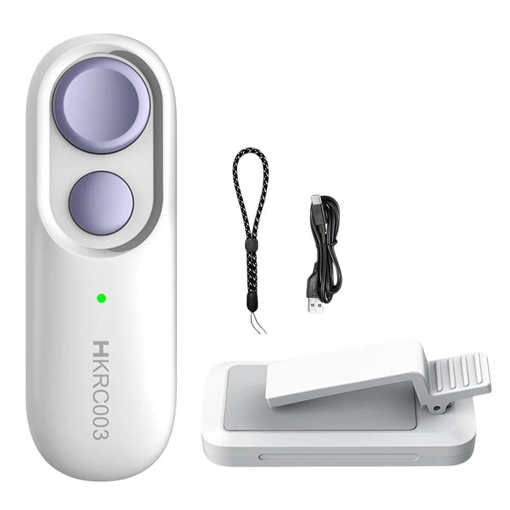 Purpleremote Control Page Turner Clicker Camera Camcorder Remote Controls for Kindle Paperwhite Oasis Kobo Ereaders New 2025 High Reliable Electronic Component