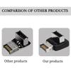 AoQhir USB 3.2 Type-E 90 Degree Front Panel Socket, Vertical USB C Header Adapter Converter for Computer Motherboard (PH74B) view 3