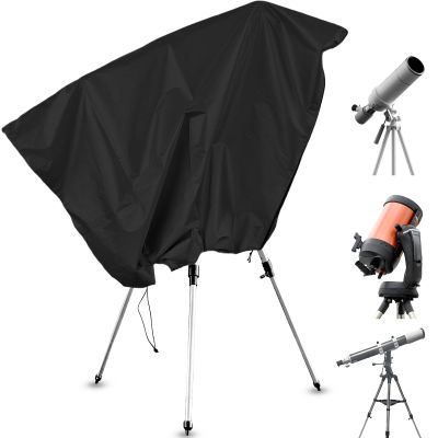 Bigwinyep Telescope Cover Waterproof Outdoor, Dust Cover, 59x33Inch, Black