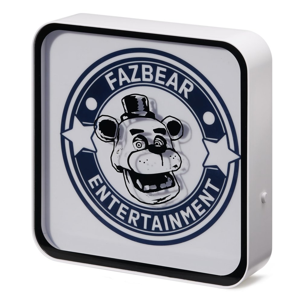 Numskull Official Five Nights at Freddy's Desk Lamp Wall Light for Bedroom, Office, Home, Study, Work - Perspex Material - Official FNAF Merchandise