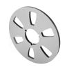 1/4 10.5 Inch Empty Takeup Reel, 6 Hole Aluminum Alloy Design, Universal Opening Machine Part, Classic Style for Sound Tape Players, Low Noise Experience (Silver) view 4