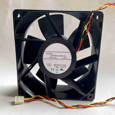 12038VA-48R-GL DC 48V 0.90A 120x120x38mm 3-Wire Cooling Fan