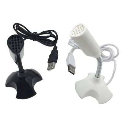 DIYEAH USB Microphone for Computer Conferencing and Voice Chat Plug Play Black Desktop Mic Long Distance Reception for Streaming Podcasting and Online Meetings