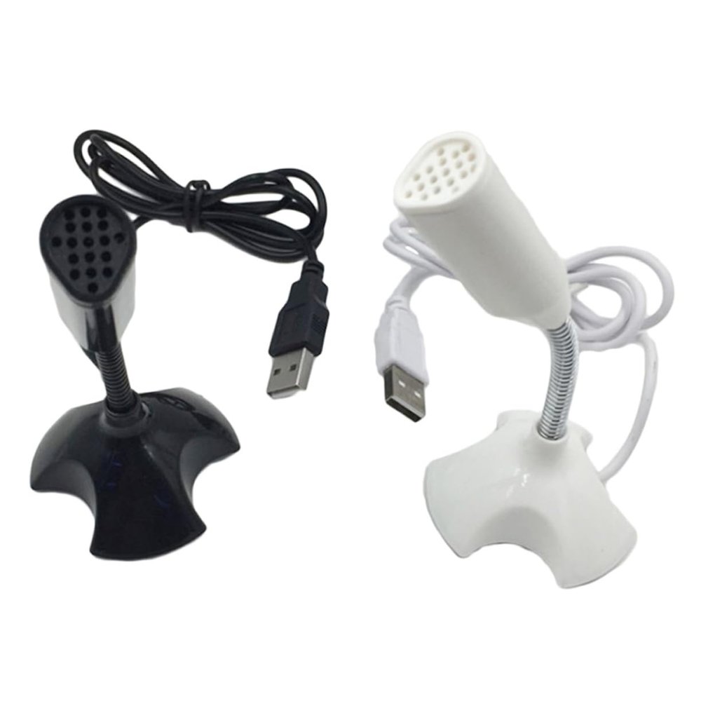 DIYEAH USB Microphone for Computer Conferencing and Voice Chat Plug Play Black Desktop Mic Long Distance Reception for Streaming Podcasting and Online Meetings