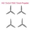 zRuOniA 20pcs/10 Pairs 7.5x3x3 7530 7.5 Inch CW CCW Three-Blade Propeller 5mm Shaft Hole Suitable for FPV Accessories view 2
