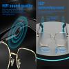 Boannice Smart Audio Sunglasses, Unisex Bluetooth Sunglasses, Dual Speakers, Hands Free Calling, For Office, Outdoor Sports, Driving view 4