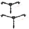 VX600 Pro 3 Tripod Wheels Camerastative Dollybased Roller Bearing Universal Foldable Camera Tripod, with Nylon Wearing Bag Load 20kg, Aluminum Alloy view 3