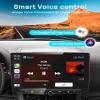10 Inch Single DIN Car Stereo with QLED Touchscreen, Wireless Apple CarPlay & Android Auto Radio, Supports YouTube, Netflix, TikTok, 240W Audio, 32GB Storage, GPS Navigation & Bluetooth view 3