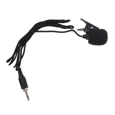 Kisangel Lavalier Lapel Microphone Threaded Connection for Recording Compatible Smartphones and Laptops Portable Clip Mic for Interviews and Videos
