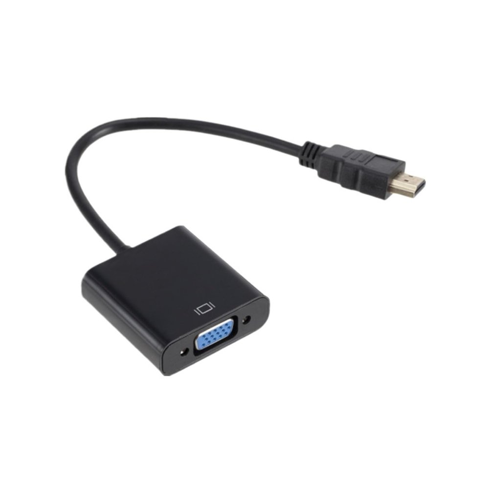 ACGTUY 1080P HDMI-Compatible to Adapter Converter Cable HDMI Male to Famale Digital Analog Converter Compatible with The Tablet PC TV(Black)