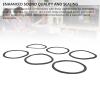 Speaker Seal Ring, 10PCS EVA Foam Speaker Seal Gaskets for Reducing Vibrations and Noise Car Speakers Replacement Gaskets for Improved Sound view 2