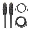 ACGTUY 1m 2m 300cm 5m CD DVD Gold Plated Plug Optical Fiber Audio Cable SPDIF Cable Digital Toslink(2m) view 2
