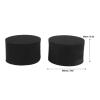 2pcs Speaker Port Tube Foam, Improved Bass Response Air Vent Sponge Replacement Speaker Port Tube Sponge 100mm Diameter 60mm Height, for Loudspeaker Box view 4