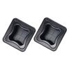 Kisangel 2pcs Recessed Loudspeaker Handle Fitting for Amplifiers Easy to Install Plastic Speaker Side Handles for Improved Portability and Comfort view 1