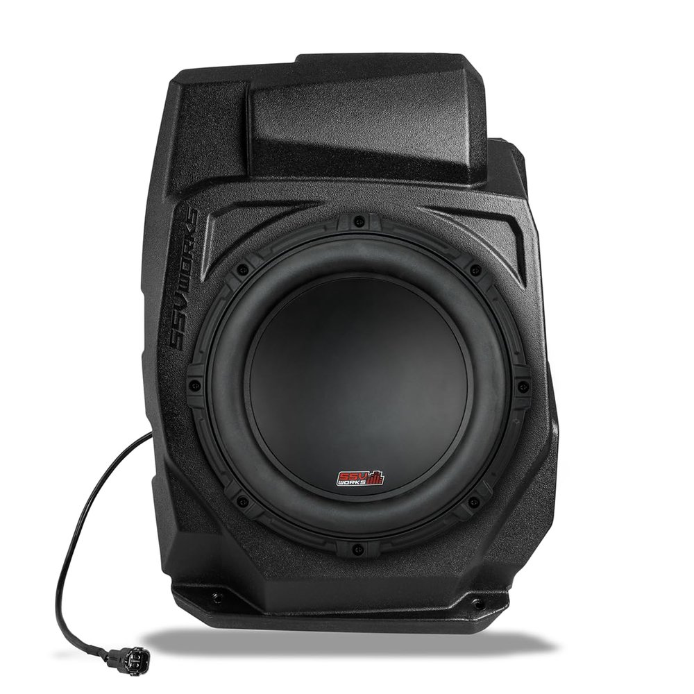 SSV Works 2020, 2021, 2022, 2023, 2024 Polaris RZR Pro R/Turbo R/Pro XP Subwoofer Enclosure Under-Dash 10" Ported UTV Sub Box w/1000watt 4ohm Subwoofer for UTV Audio Systems 250-RZ5-UDP10V4