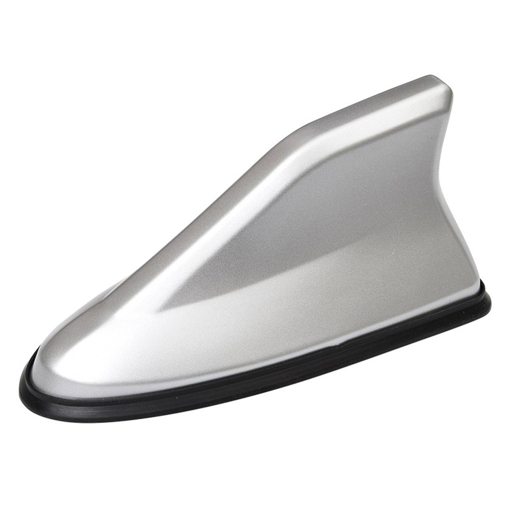 ZBBZBB Car Shark Fin Antenna Cover for Hyundai Tucson 2018-2020,Vehicle Shark Fin Shape Cover with Adhesive Tape, Antenna Replacement Fits Most Cars,Silver