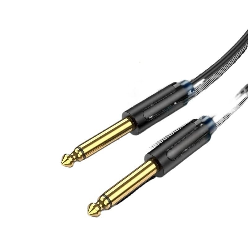 YWZBQL Wen ST Aux Guitar Cable Ja-ck 6.5 mm to 6.5 mm Audio Cable for Guitar Mixer Stereo Ja-ck,Aux Cable 1m 300cm 5m 10m(PVC Shell,1.5m)