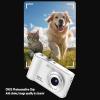 4K Digital Camera for Photography, 64MP Vlogging Camera, 2.8in Screen, 16X Zoom, Portable Point and Shoot Retro Video Recording Camera for Travel (White) view 3
