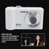 4K Digital Camera for Photography, 64MP Vlogging Camera, 2.8in Screen, 16X Zoom, Portable Point and Shoot Retro Video Recording Camera for Travel (White) view 4