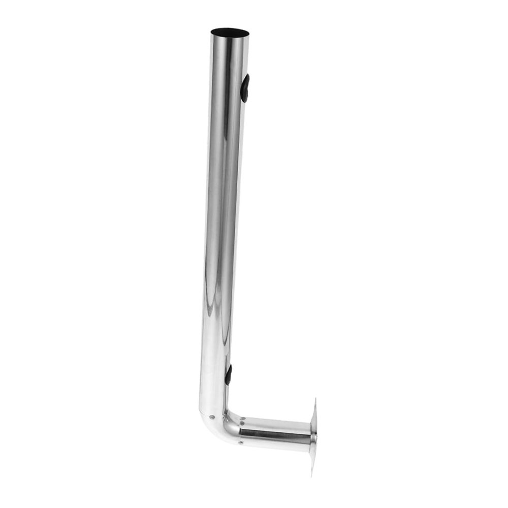 Mobestech Beam Bracket Mounting Brackets Antenna Mount Bracket Universal Bridge Bracket Mount Pole Brackets Mounting Pole Antenna Pole Mount Silver Stainless Steel