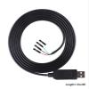 LINGQE USB Serial Cable RS232 Converter 2.54mm Terminal 4 Pins F1T-D2I 4P Adapter 1.8M view 2