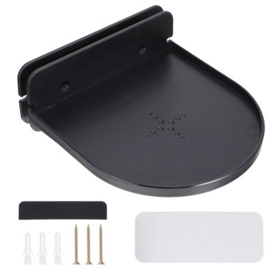 LABRIMP Plastic Speaker Holder Bracket Wall Mount Design Space Saving Speaker Accessory for Home Decor Easy to Install