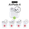 VELVET CAVIAR Compatible with AirPods 4 Case with Keychain - Cute Protective Hard 4th Generation Cases for Women - Cow Print view 2