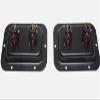 (2) Two Metal Speaker Jack Plates w/NEUTRIK NJ3FP6C-BAG Locking (1/4") Female view 2