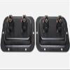 (2) Two Metal Speaker Jack Plates w/NEUTRIK NJ3FP6C-BAG Locking (1/4") Female view 3