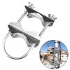 AsrMyjcx U Bolt Pipe Mount Antenna Mast Clamp V Jaw Block Bracket Outside Radio Antenna for Outdoor Antenna Antenna Clip Mount Holder view 4