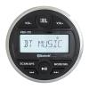 Marine Gauge Style Bluetooth AM/FM Receiver, 2X 6.5 180 Watt 2-Way Multi-Element Audio Speakers (Gray), Wire, Antenna, 10" Subwoofer, 4-Channel 450W Amplifier w/Kit view 2
