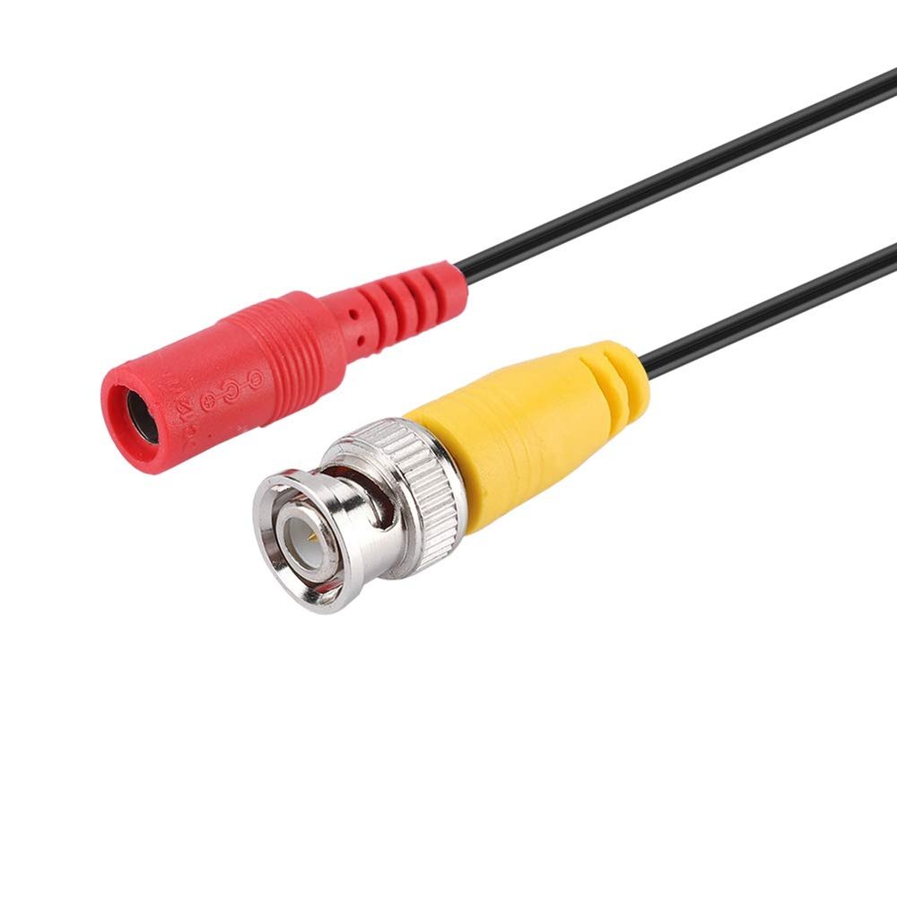 ANGGREK DIY Installation Coax Cable, CCTV Extension Cable, LCD Monitor for Camera Commercial (5M)
