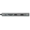 12 in 1 Docking Station with Type C, VGA, RJ 45, PD, USB 3.0/2.0 Ports, 4K Output, and Memory Card Readers Aluminum Alloy Material view 2
