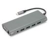 12 in 1 Docking Station with Type C, VGA, RJ 45, PD, USB 3.0/2.0 Ports, 4K Output, and Memory Card Readers Aluminum Alloy Material view 4