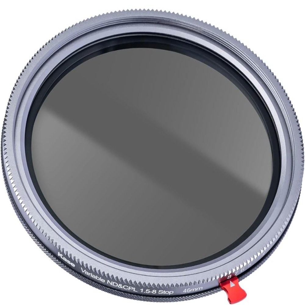 Kase CPL/Vari ND Combo Screw-in Filter 1.5-8 Stop ND3 to ND236 Optical Glass (43mm)